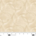 Spin Flannel 108" Satin Moon Designs Cream Cotton Wideback Fabric per yard