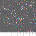Sprinkles Gray Multi Dewfall Cotton 44"/45" Fabric Per Yard