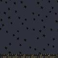 Starry New Charcoal 43"/44" Fabric Per Yard