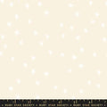 Starry New White On Natural 43"/44" Fabric Per Yard
