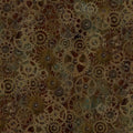 Steampunk Menagerie Large Gears Cotton 44"/45" Fabric Per Yard
