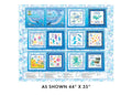 Swim with Me Book Multi Cotton 44"/45" Fabric Per Yard