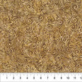 Swirls II Brown Cotton Wideback Fabric per yard