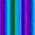 Flourish Peacock Ombre Stripes Cotton 44"/45" Fabric Per Yard