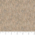 Tan Wood Grain Camping Therapy Cotton 44"/45" Fabric Per Yard