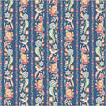 Tapestry Gilded Garland Soft Blue Cotton 43”/44” Fabric Per Yard