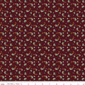 The Awe of Autumn Bittersweet Mahogany 43"/44" Fabric Per Yard