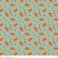 The Awe of Autumn Pumpkins Hazy 43"/44" Fabric Per Yard