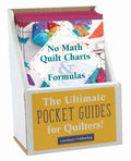 Updated No Math Quilt Charts & Formulas Pocket Guide Displays