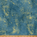 Lake/Gold Holiday Classics & Blenders Cotton 43"/44" Fabric Per Yard