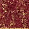 Burgundy/Gold Holiday Classics & Blenders Cotton 43"/44" Fabric Per Yard