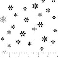White Basic Blooms Soho Cotton 44"/45" Fabric Per Yard