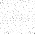 White Gray Petals Flourish Cotton 44"/45" Fabric Per Yard