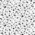 White With Black Splashes Cotton Wideback Fabric per yard