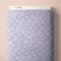 Wildest Dreams Lilac Scallop Organic Cotton 44"/45" Fabric Per Yard