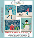 Winter Mug Rug Vol III Embroidery USB