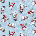 HO Ice Blue Cozy Tidings Batik