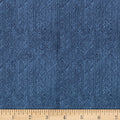 Twenty Four Seven Herringbone Denim 43"/44" Fabric Per Yard
