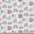 Bonjour Belle Lilac 43"/44" Fabric Per Yard