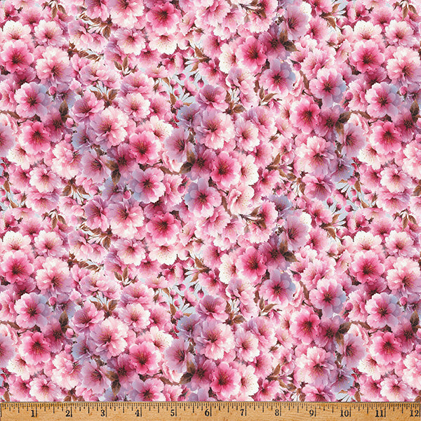 Bonjour Belle Pink 43"/44" Fabric Per Yard