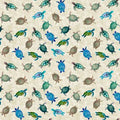 CW Khaki Coral Reef Digital Turtles