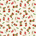 MA Merry Christmas tossed stockings
