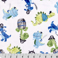 Cloud Cuddle Multi Piratesaurus 58"/60" Fabric per yard