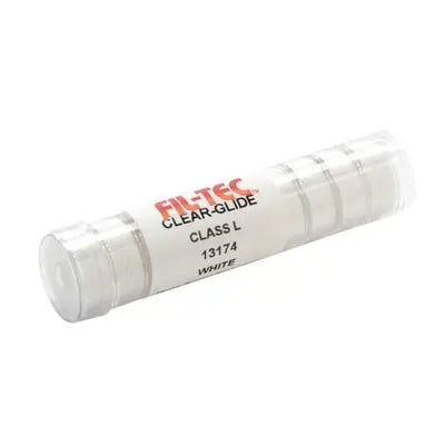 13174 White Prewound Clear-Glide Bobbin Tube - Style L