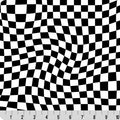 Digital Cuddle Black Checkmate 58" - 60" Fabric per yard