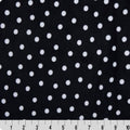 Digital Cuddle Black Dot 58" - 60" Fabric per yard