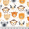 Digital Cuddle Natural Heads Up 58" - 60" Fabric per yard