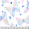 Digital Cuddle Snow Mariposa 58" - 60" Fabric per yard