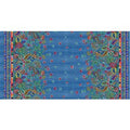 Ethernal Embroidery Border Denim Cotton 44"/45" Fabric Per Yard