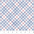 NC Little Donkey's Christmas Diagonal Check Blue