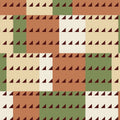 Green and Rust American Bold Imperial Cotton 44”/45” Fabric Per Yard