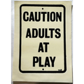 1960s “Adults at Play” Decal — NOS Baxter Lane Co. Mid‑Century Americana