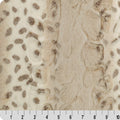 Ice Taupe Luxe Cuddle Arctic Lynx 58"/60" Fabric per yard