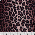 Black Cherry Luxe Cuddle Bunny Leo 58"/60" Fabric per yard