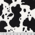Snow/Black Luxe Cuddle Cow 58"/60" Fabric per yard
