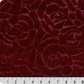 Luxe Cuddle Demi Rose Merlot 58" - 60" Fabric per yard
