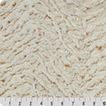 Luxe Cuddle Frosted Zebra Camel 58" - 60" Fabric per yard