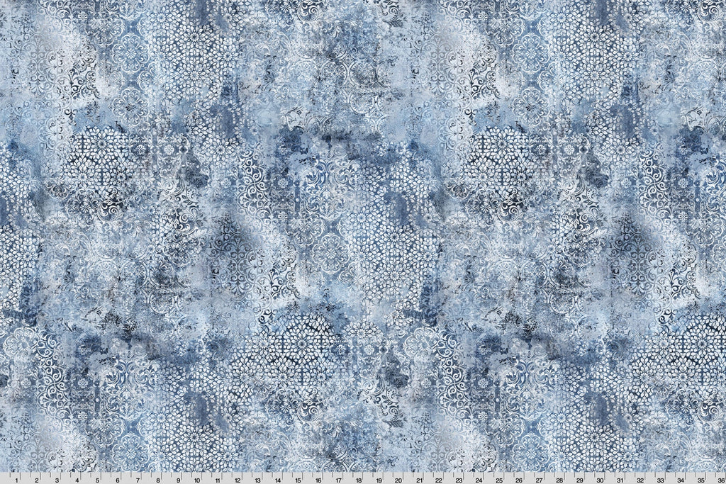 Barely Basics Stone Wash Quilting Cuddle Denim Fabric Per Yard