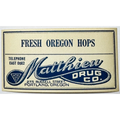 1910s Fresh Oregon Hops Drug Store Label – Matthew Drug Co., Portland