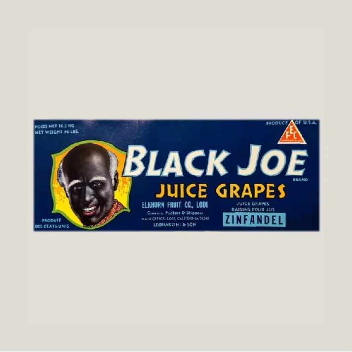1920s Black Joe Fruit Crate Label | Extinct Americana Advertising