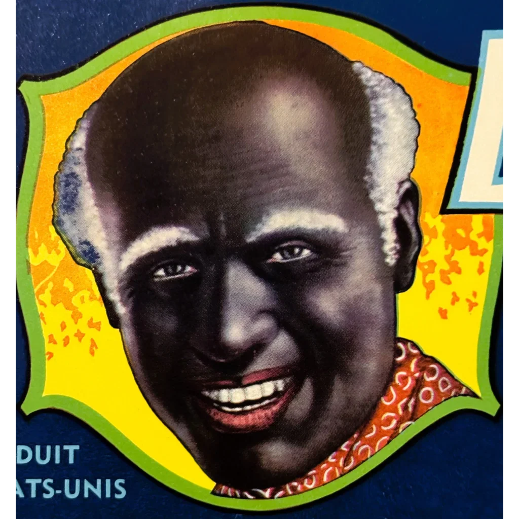 1920s Black Joe Fruit Crate Label | Extinct Americana Advertising