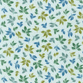 RK Leaves Garden Flannel
