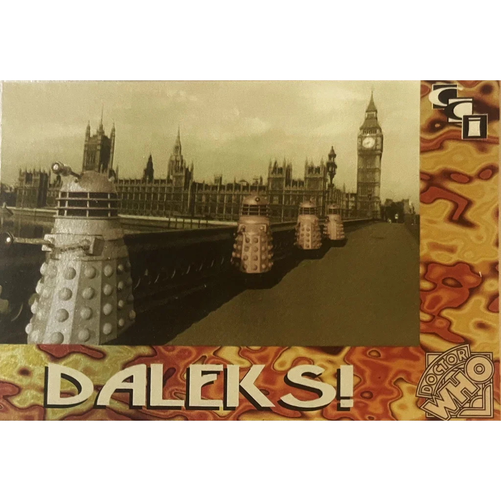 1994 Doctor Who Complete Foil Card Set — Cards 1–7