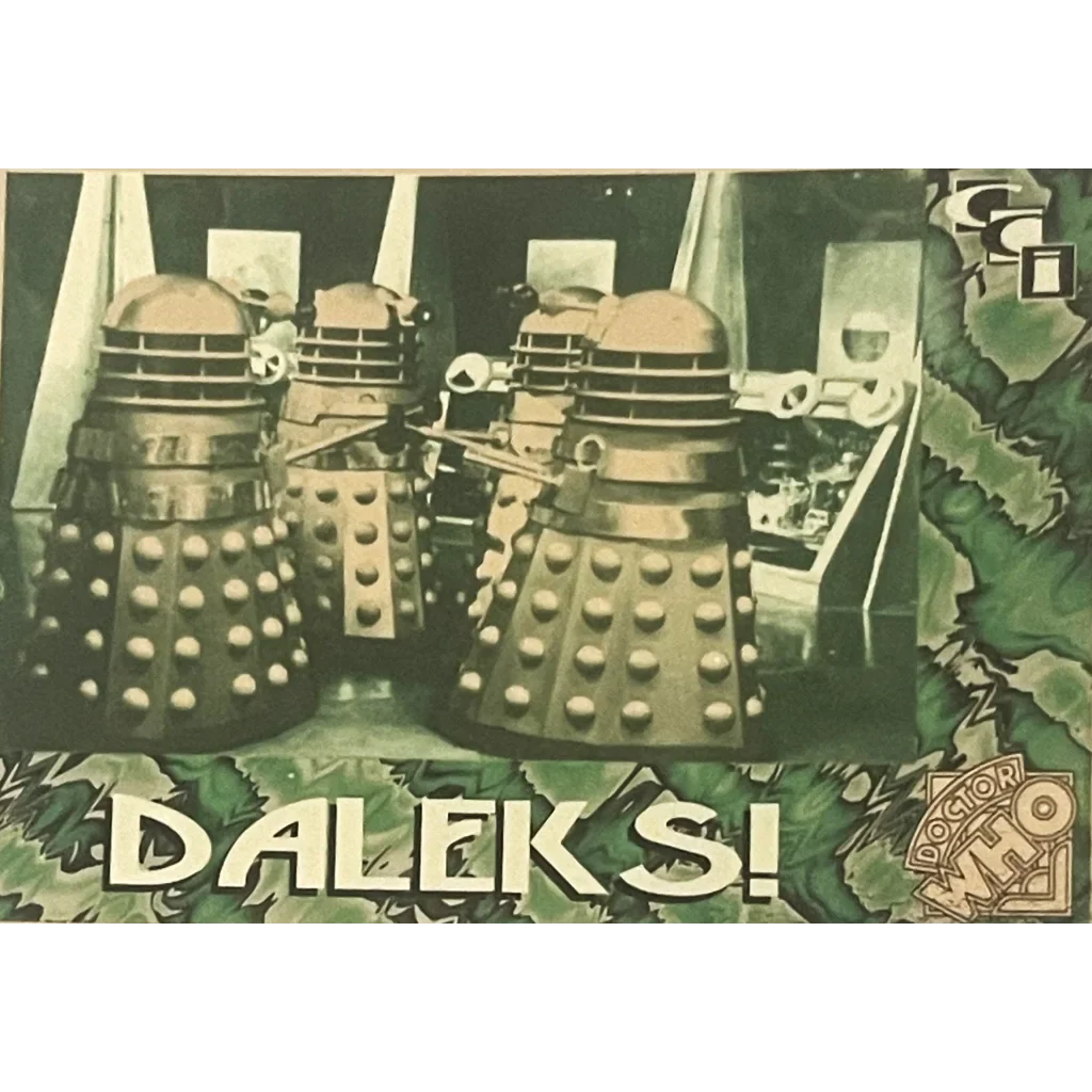 1994 Doctor Who Complete Foil Card Set — Cards 1–7