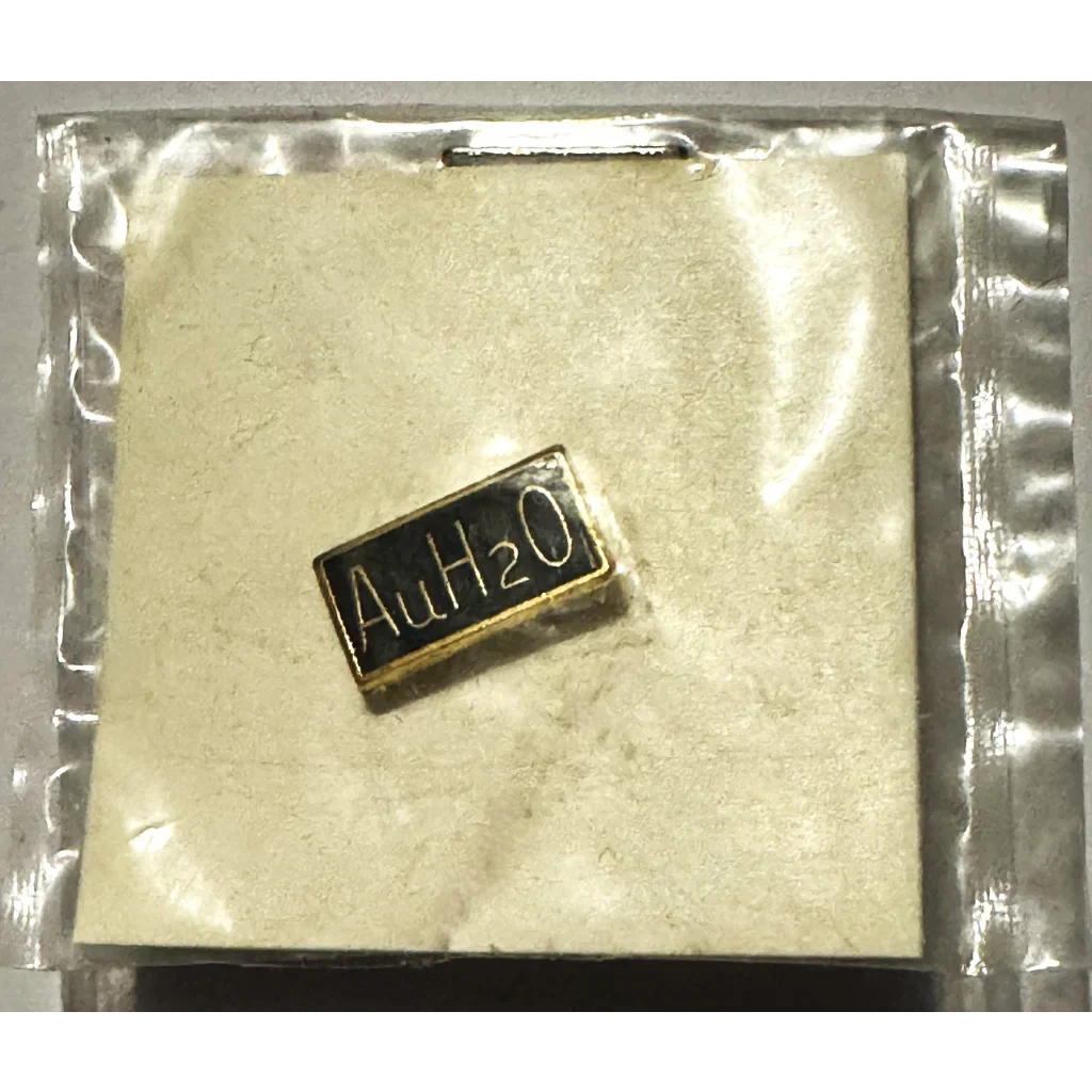 1964 AuH₂O Barry Goldwater Campaign Pin – NOS Factory Sealed