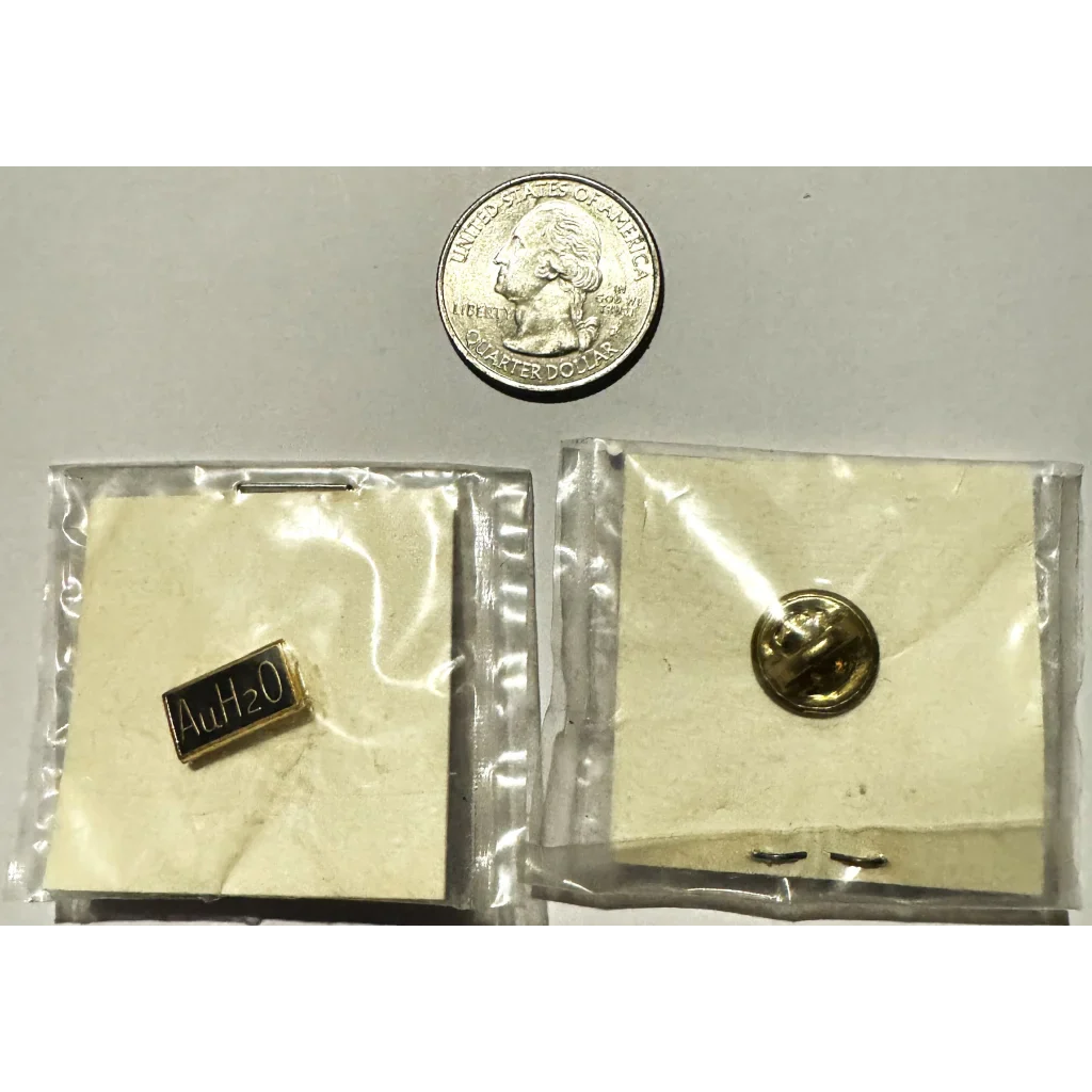 1964 AuH₂O Barry Goldwater Campaign Pin – NOS Factory Sealed